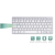 Ewent EW3162 bluetooth billentyűzet White HU