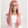  EwToys - Livi hosszú paróka 66 Cm / rózsaszín