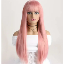  EwToys - Livi hosszú paróka 66 Cm / rózsaszín paróka