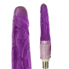  EwToys - Szexgép dildo 10. - Lila/rózsaszín, zselés 17,5 cm.