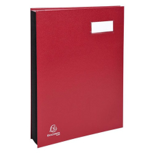 Exacompta Aláírókönyv Exacompta 240x320 mm 24 részes burgundi aláírókönyv