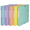 Exacompta füzetbox, A4, 40mm, 5-féle pasztell szín