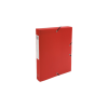 Exacompta füzetbox  PP  piros  A4  40mm