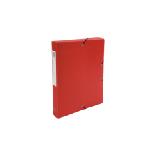 Exacompta füzetbox  PP  piros  A4  40mm füzetbox