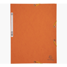 Exacompta gumis mappa, A4, 400g, narancs mappa