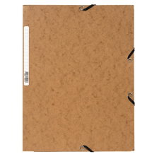 Exacompta Gumis mappa karton Exacompta prespán A/4 barna mappa