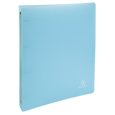 Exacompta Gyűrűs könyv, 4 gyűrű, 40 mm, A4, EXACOMPTA, pasztell kék gyűrűskönyv
