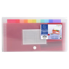 Exacompta Harmonikamappa, 260x140mm, PP, 7 rekeszes, EXACOMPTA mappa