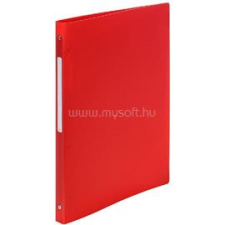Exacompta Opaque A4 4 gyűrűs 20 mm gerinccel PP piros gyűrűskönyv (P2130-0280) gyűrűskönyv