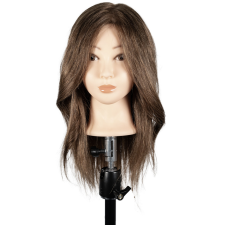 Exalto Professionnel - Lana - Gyakorló Babafej 35 cm - 100% Emberi Hajjal fodrászkellék