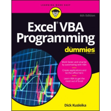 Excel VBA Programming For Dummies – Michael Alexander,Dick Kusleika idegen nyelvű könyv