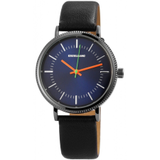  Excellanc letisztult férfi karóra műbőr szíjjal, kék számlappal karóra