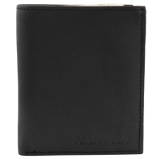 Excellanc Persopolis uniszex pénztárca valódi bőrből, 11x9 cm, fekete pénztárca
