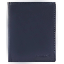 Excellanc uniszex pénztárca valódi bőrből 10x8 cm, kék pénztárca