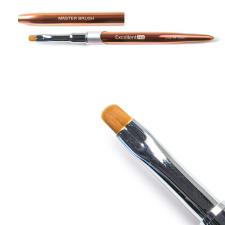 Excellent Pro zselés ecset - ovál - Nr.4 - rövid - rosegold műkörmös ecset