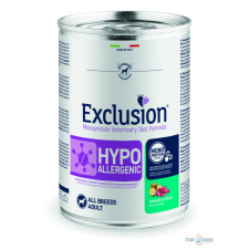 Exclusion Canine Hypoallergenic Venision & Potato konzerv 400g kutyaeledel