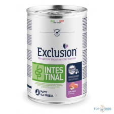 Exclusion Canine Intestinal PUPPY Pork konzerv 400g (emésztés) kutyaeledel