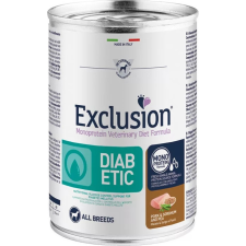 Exclusion Diabetic Pork &amp; Sorghum Canned 400 g kutyaeledel