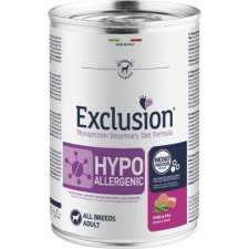 Exclusion Hypoallergenic Pork &amp; Pea Adult Canned 400 g kutyaeledel