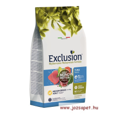 Exclusion MEDITERRANEO NOBLE GRAIN ADULT TUNA MEDIUM BREED 12kg kutyaeledel