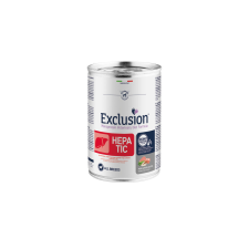 Exclusion Vet EXCLUSION CANINE HEPATIC PORK &amp; RICE &amp; PEA KONZERV 400G kutyaeledel