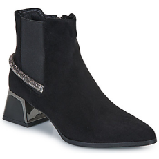 Exé Shoes Bokacsizmák P1811-T941-FABRIC-BLACK Fekete 40