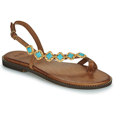 Exé Shoes Szandálok / Saruk 530-MILOS-LEATHER-BROWN-TURQUOISE Barna 37