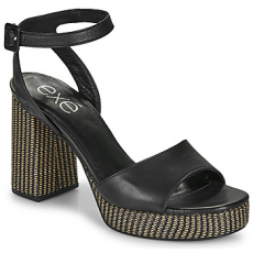 Exé Shoes Szandálok / Saruk 691-ANCONA-LEATHER-BLACK Fekete 40