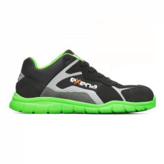 Exena Cipő XR31 Avenue S3 SRC alumínium orrvédő PU csúszásmentes black/green 39