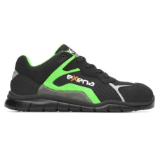 Exena Cipő XR66_ROUTE S1P SRC black/green 45 munkavédelmi cipő