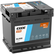 EXIDE Indító akkumulátor EXIDE EL550 autóalkatrész