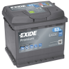 EXIDE Premium 12V 53Ah 540A jobb+ autó akkumulátor akku