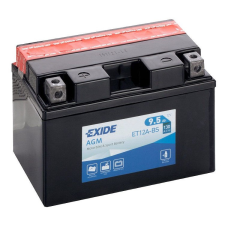 EXIDE YT12A-BS 12V 10A 130A AGM bal+ motorkerékpár akkumulátor - 511901 egyéb motorkerékpár alkatrész