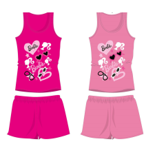 Exity kft Barbie pamut nyári együttes - trikó-rövidnadrág szett - pink - 110 gyerek ruha szett