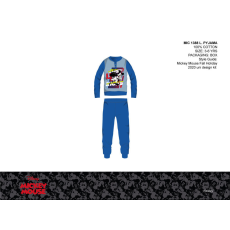 Exity kft Disney Mickey egér vékony pamut gyerek pizsama - jersey pizsama - középkék - 98