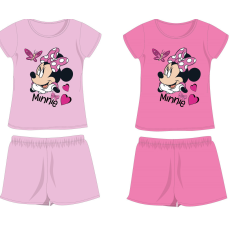 Exity kft Disney Minnie egér pamut nyári együttes - póló-rövidnadrág szett - világosrózsaszín - 104