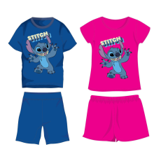 Exity kft Disney Stitch pamut nyári együttes - póló-rövidnadrág szett - középkék - 128