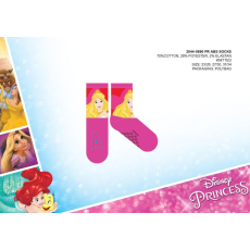 ExityKft. Disney Hercegnők csúszásgátlós teliplüss bokazokni gyerekeknek - pink - 31-34