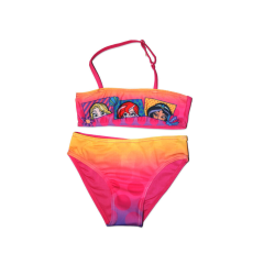 ExityKft. Disney Hercegnők kétrészes fürdőruha kislányoknak - pink - 104