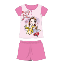 ExityKft. Disney Hercegnők nyári rövid ujjú gyerek pizsama - pamut jersey pizsama - rózsaszín - 104 gyerek hálóing, pizsama
