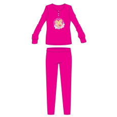 ExityKft. Disney Hercegnők pamut flanel pizsama - téli vastag gyerek pizsama - pink - 104