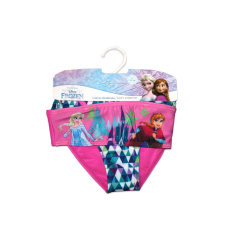 ExityKft. Disney Jégvarázs kétrészes fürdőruha kislányoknak - káró mintával - világosrózsaszín - 128