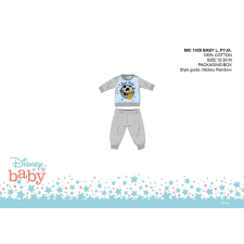 ExityKft. Disney Mickey egér baba pizsama - jersey pamut pizsama - szürke - 80 gyerek hálóing, pizsama