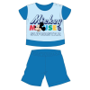 ExityKft. Disney Mickey egér nyári rövid ujjú baba pizsama - pamut jersey pizsama - Mickey Superstar felirattal - középkék - 98