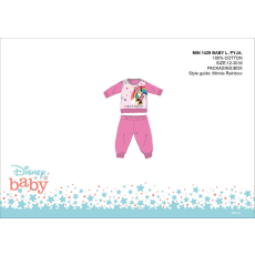 ExityKft. Disney Minnie egér baba pizsama - jersey pamut pizsama - rózsaszín - 86