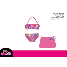 ExityKft. Disney Minnie egér fürdőruha szett kislányoknak - bikini+szoknya - sötétrózsaszín - 122 gyerek fürdőruha