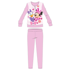 ExityKft. Disney Minnie egér téli vastag gyerek pizsama - pamut flanel pizsama - világosrózsaszín - 98