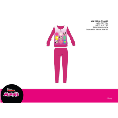 ExityKft. Disney Minnie egér vékony pamut gyerek pizsama - jersey pizsama - pink - 104
