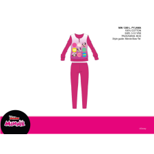 ExityKft. Disney Minnie egér vékony pamut gyerek pizsama - jersey pizsama - pink - 134-140 gyerek hálóing, pizsama