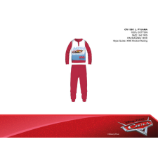 ExityKft. Disney Verdák vékony pamut gyerek pizsama - jersey pizsama - piros - 116 gyerek hálóing, pizsama